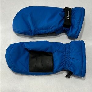 NWOT Columbia Sportswear Youth Kids L Royal Blue Insulated Mittens Winter Sports